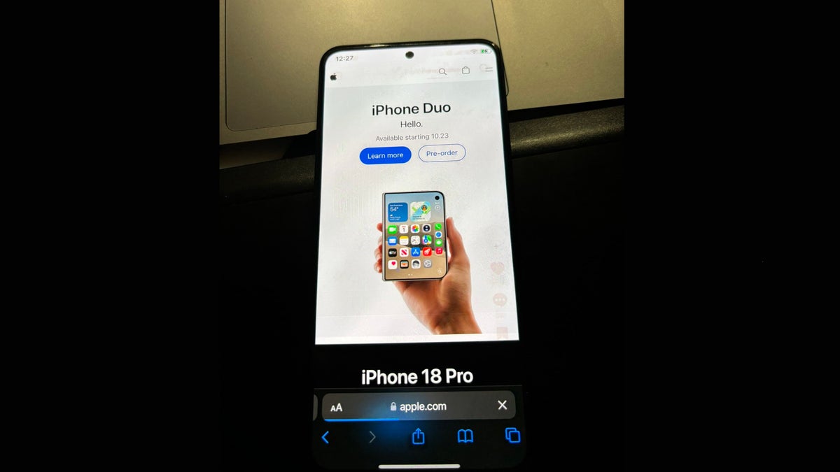 iOS running on a Redmi Note 10 Pro (image: GitHub, via PhoneArena)